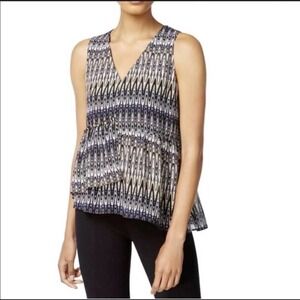 𝅺kensie Asymmetrical Tank Top Sz Small